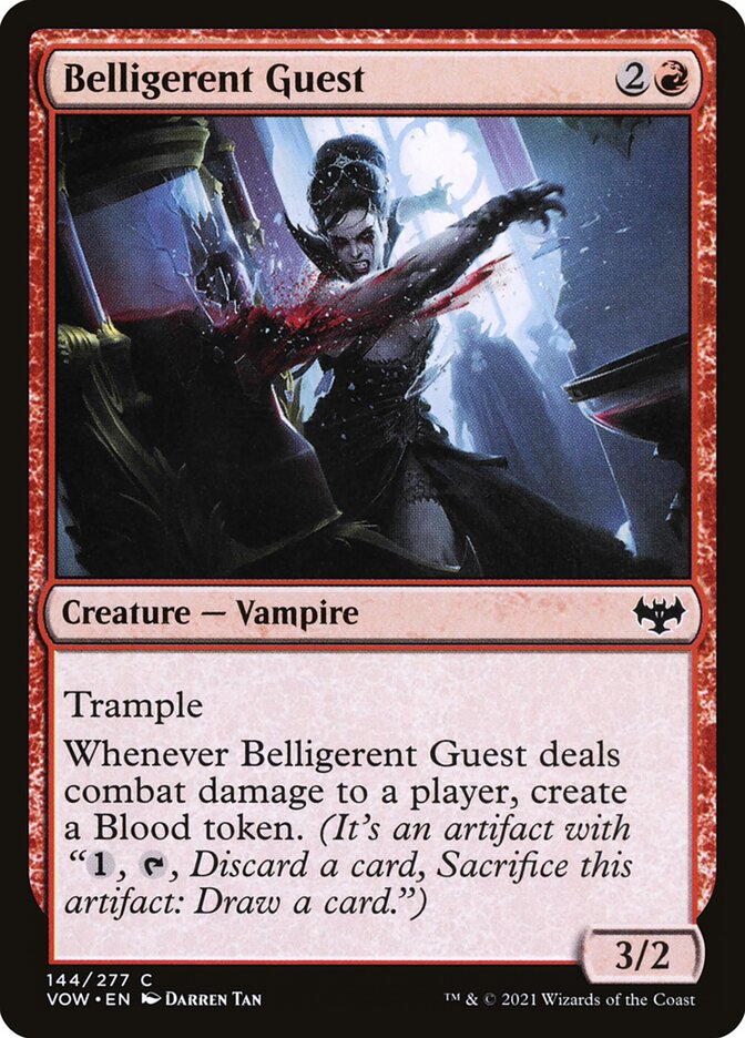 Belligerent Guest · Innistrad: Crimson Vow (VOW) #144