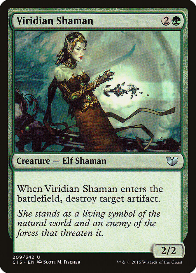 Viridian Shaman · Commander 2015 (C15) #209