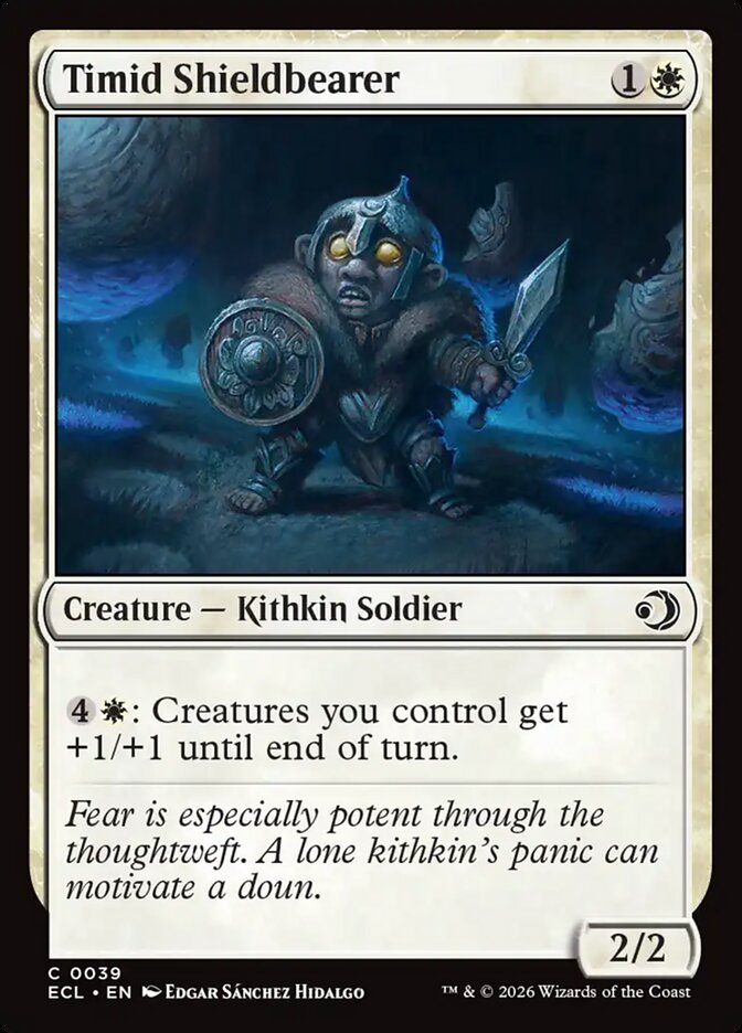 Timid Shieldbearer · Lorwyn Eclipsed (ECL) #39