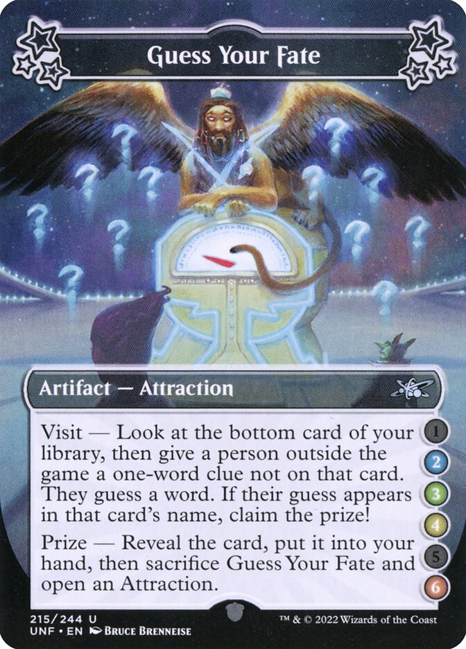 Guess Your Fate · Unfinity (UNF) #215a