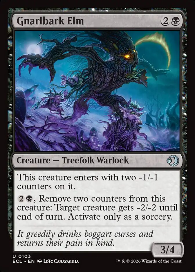 Gnarlbark Elm · Lorwyn Eclipsed (ECL) #103