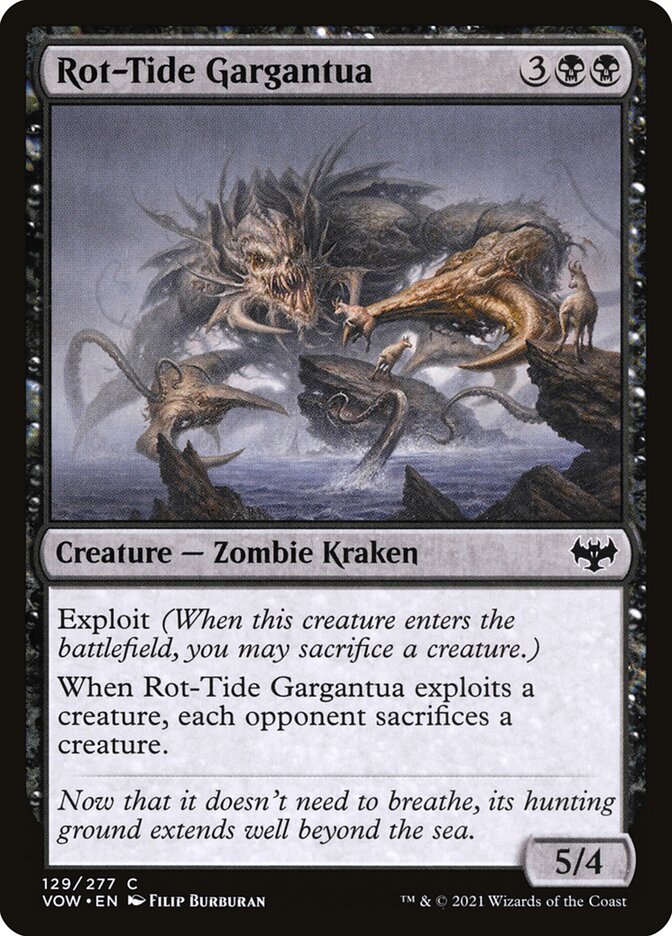 Rot-Tide Gargantua · Innistrad: Crimson Vow (VOW) #129