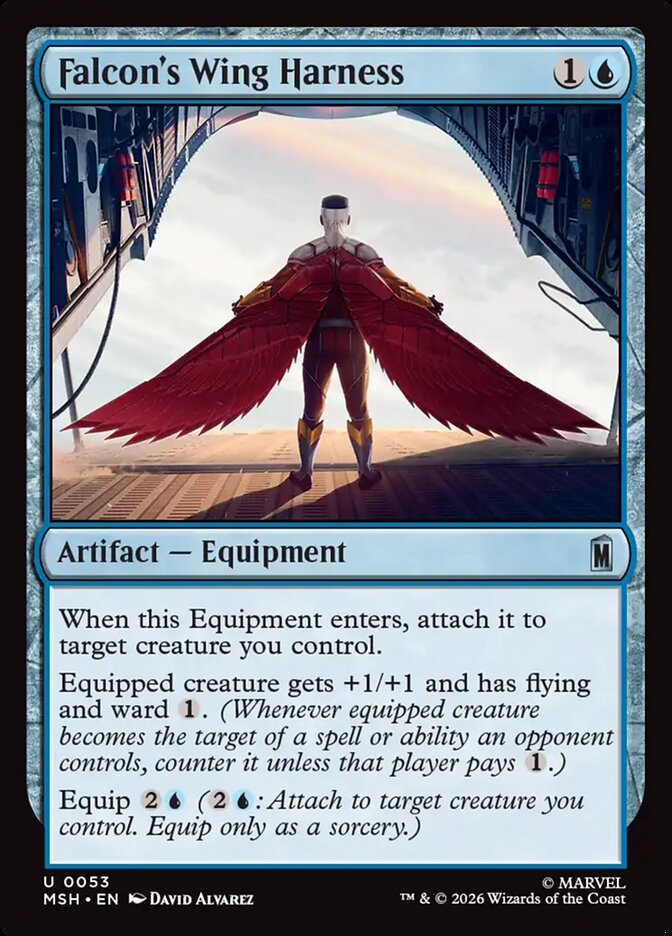 Falcon's Wing Harness · Marvel Super Heroes (MSH) #53