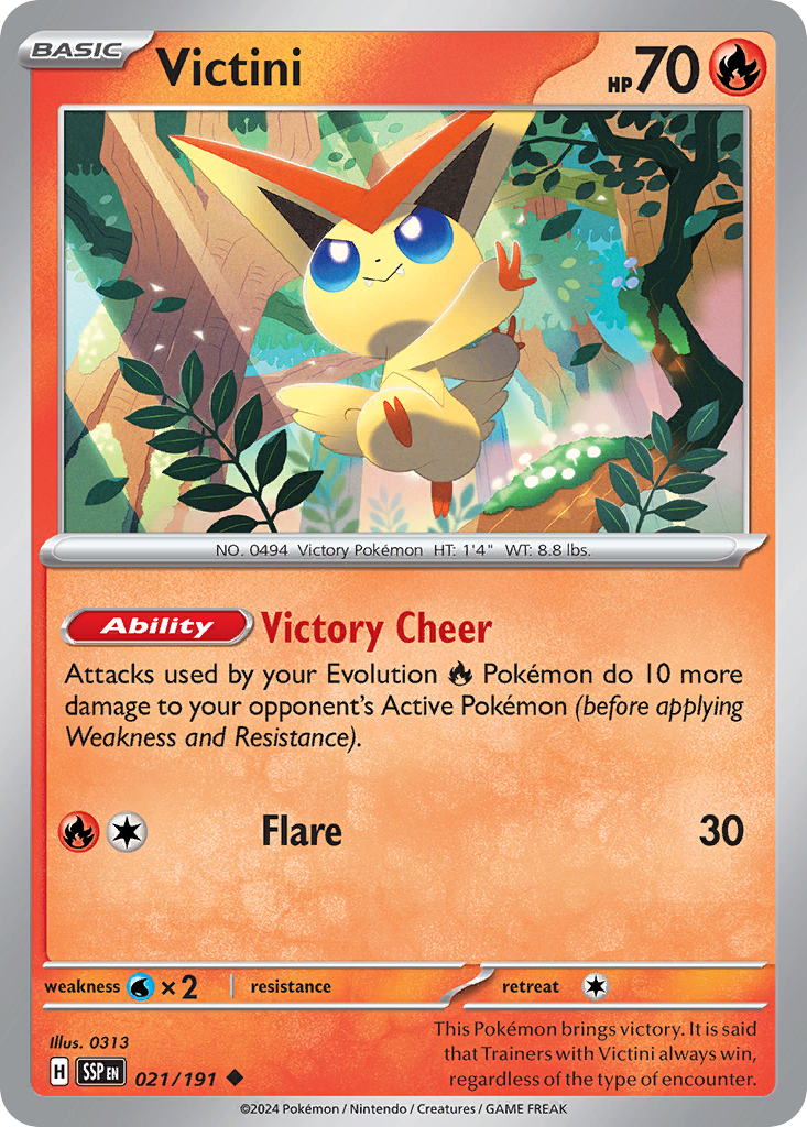 Victini · Surging Sparks (SV8) #21