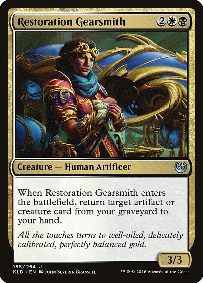 Restoration Gearsmith · Kaladesh (KLD) #185