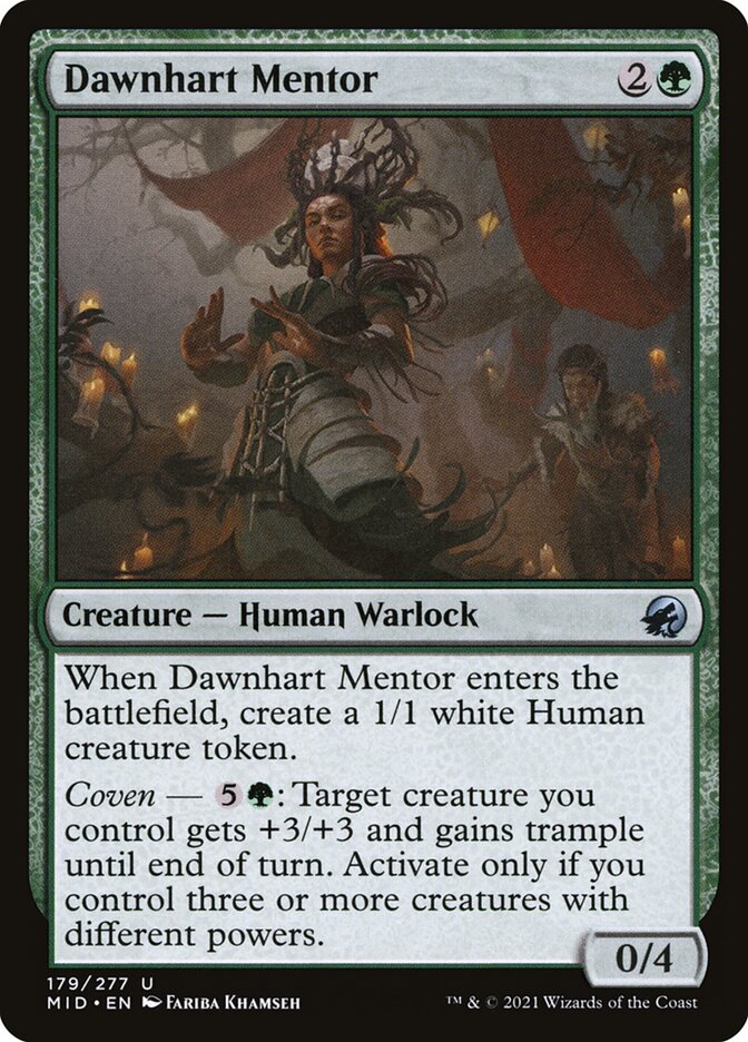 Dawnhart Mentor · Innistrad: Midnight Hunt (MID) #179
