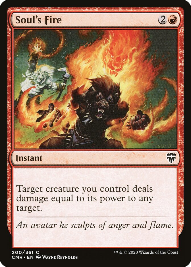 Soul's Fire · Commander Legends (CMR) #200