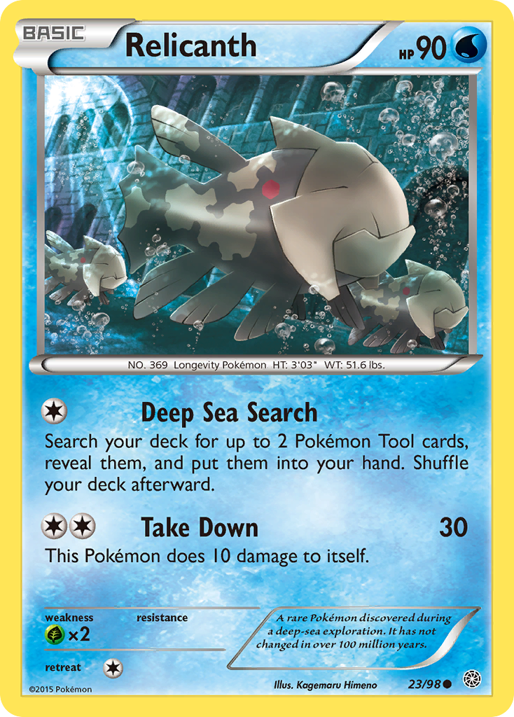 Relicanth · Ancient Origins (XY7) #23