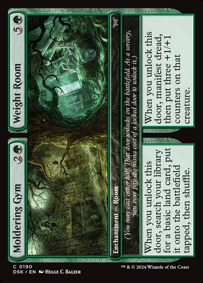 Moldering Gym // Weight Room · Duskmourn: House of Horror (DSK) #190
