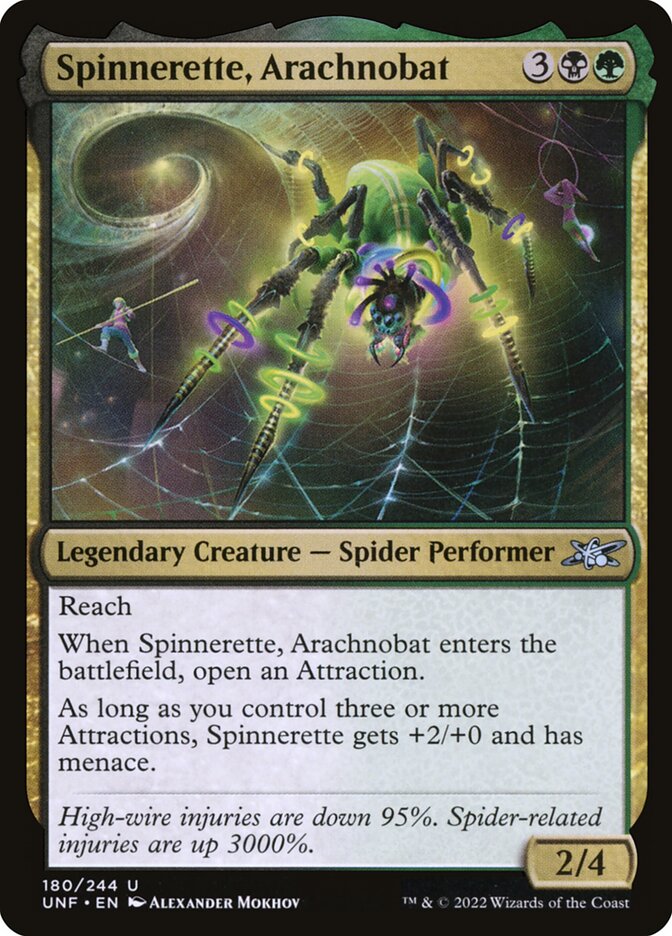 Spinnerette, Arachnobat · Unfinity (UNF) #180
