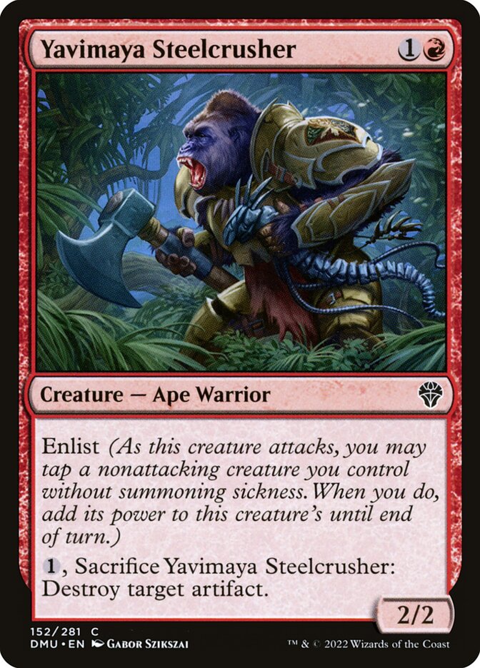 Yavimaya Steelcrusher · Dominaria United (DMU) #152