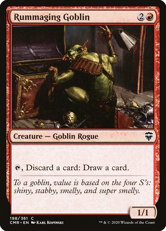 Rummaging Goblin · Commander Legends (CMR) #198