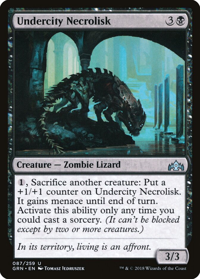 Undercity Necrolisk · Guilds of Ravnica (GRN) #87