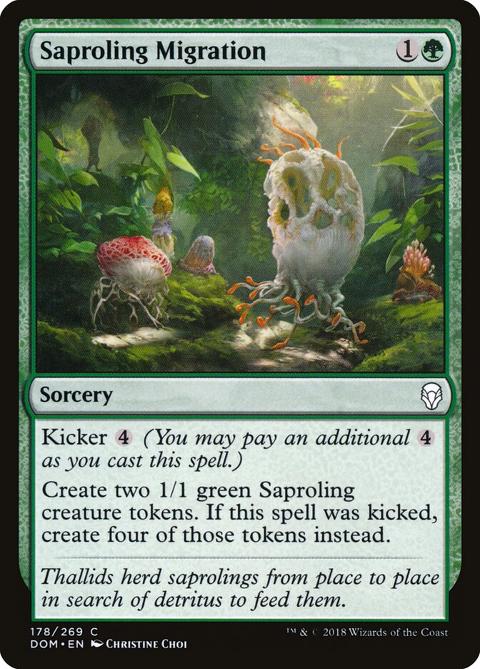 Saproling Migration · Dominaria (DOM) #178