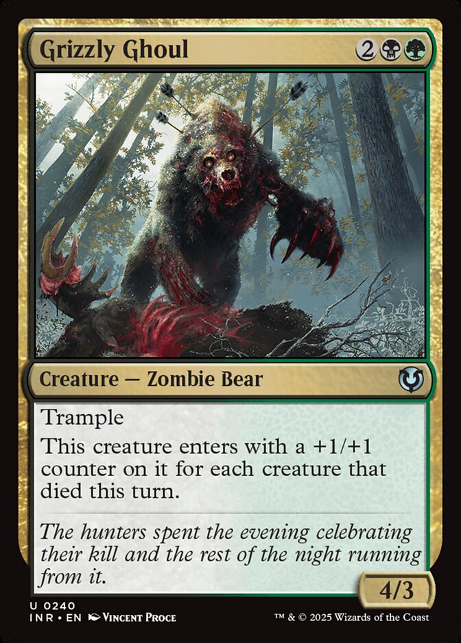 Grizzly Ghoul · Innistrad Remastered (INR) #240
