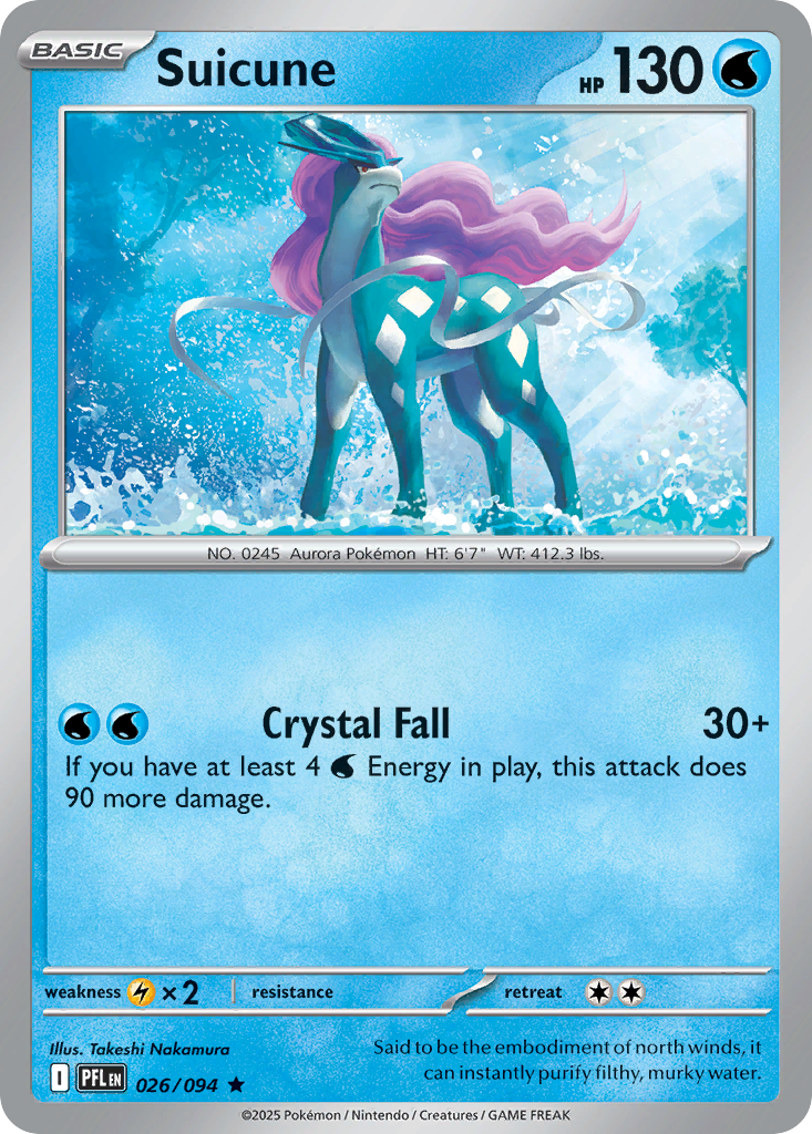 Suicune · Phantasmal Flames (ME2) #26
