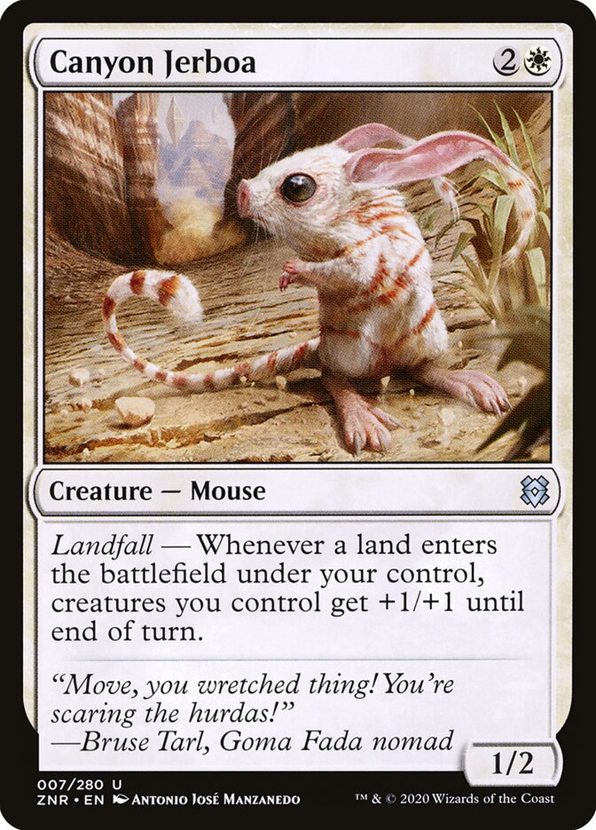 Canyon Jerboa · Zendikar Rising (ZNR) #7