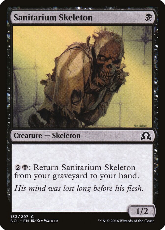 Sanitarium Skeleton · Shadows over Innistrad (SOI) #133