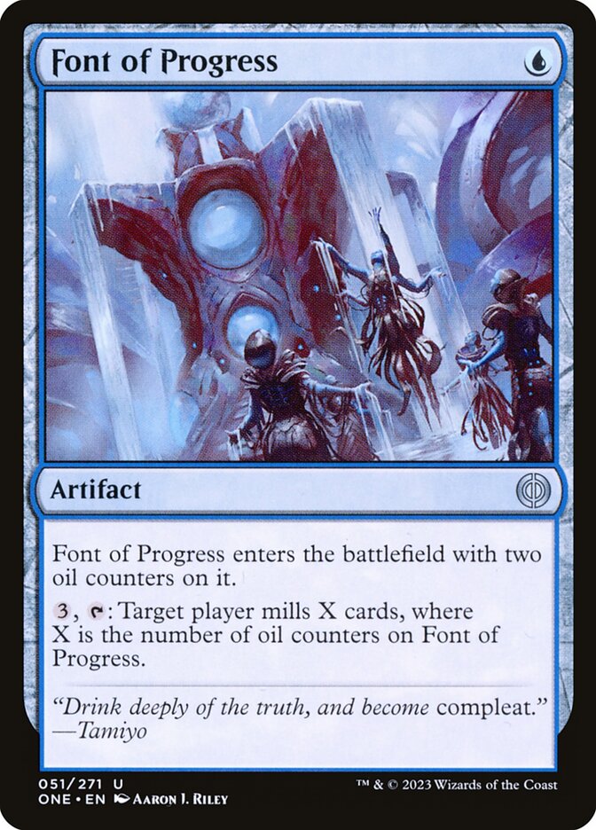 Font of Progress · Phyrexia: All Will Be One (ONE) #51