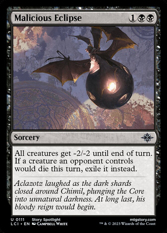 Malicious Eclipse · The Lost Caverns of Ixalan (LCI) #111