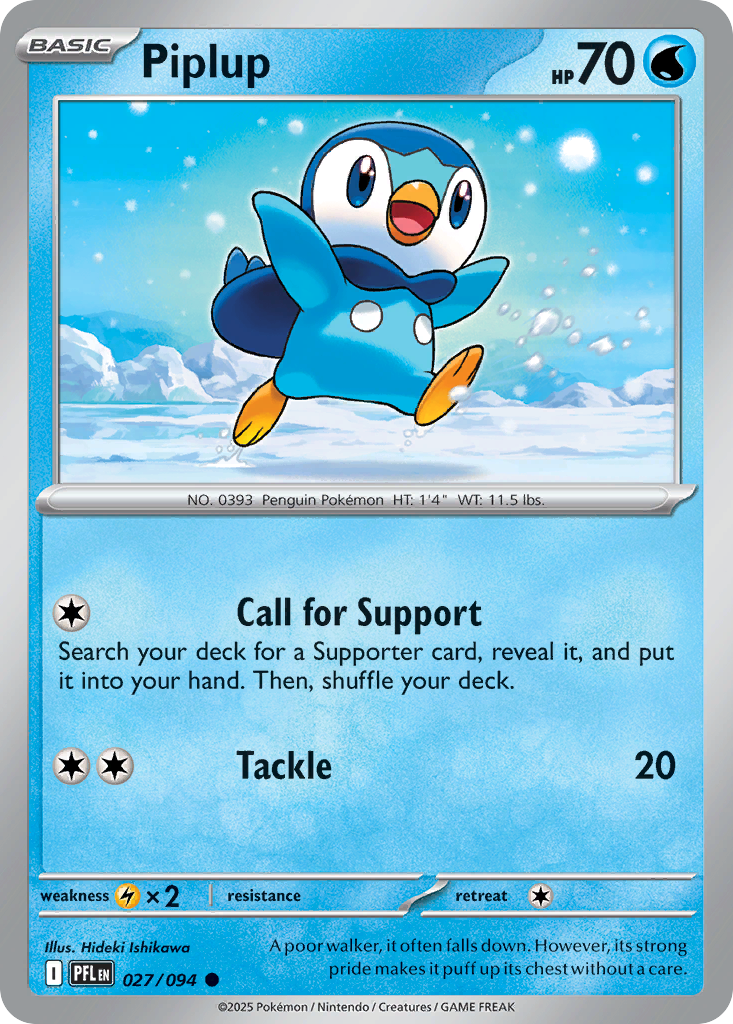 Piplup · Phantasmal Flames (ME2) #27