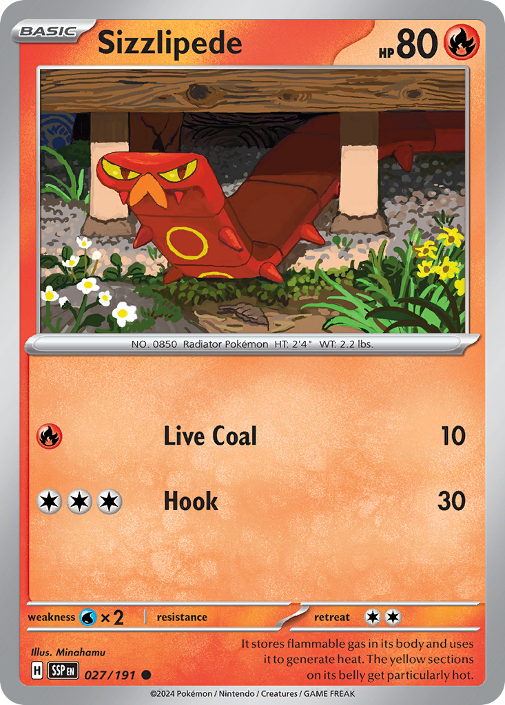 Sizzlipede · Surging Sparks (SV8) #27