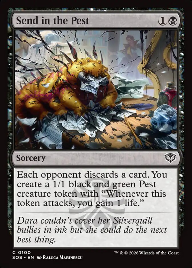 Send in the Pest · Secrets of Strixhaven (SOS) #100