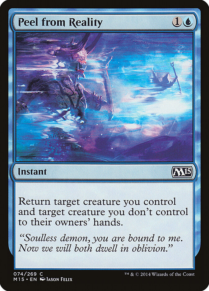 Peel from Reality · Magic 2015 (M15) #74