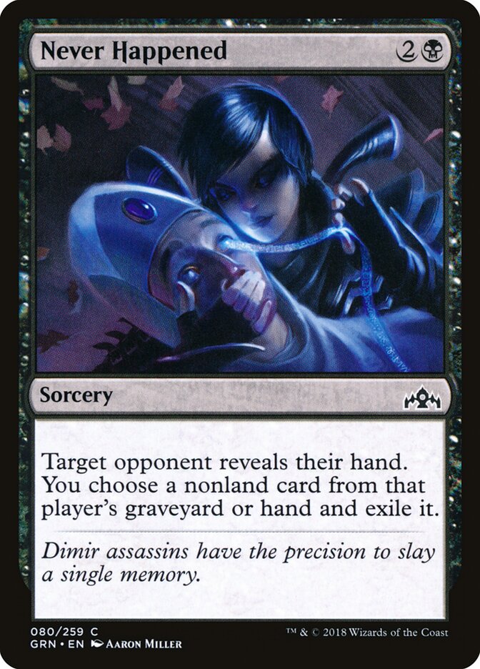 Never Happened · Guilds of Ravnica (GRN) #80