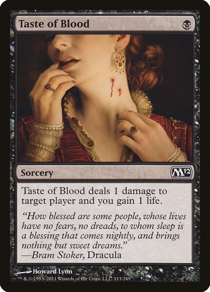 Taste of Blood · Magic 2012 (M12) #113