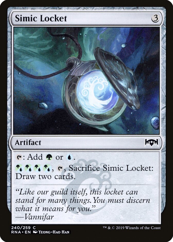Simic Locket · Ravnica Allegiance (RNA) #240