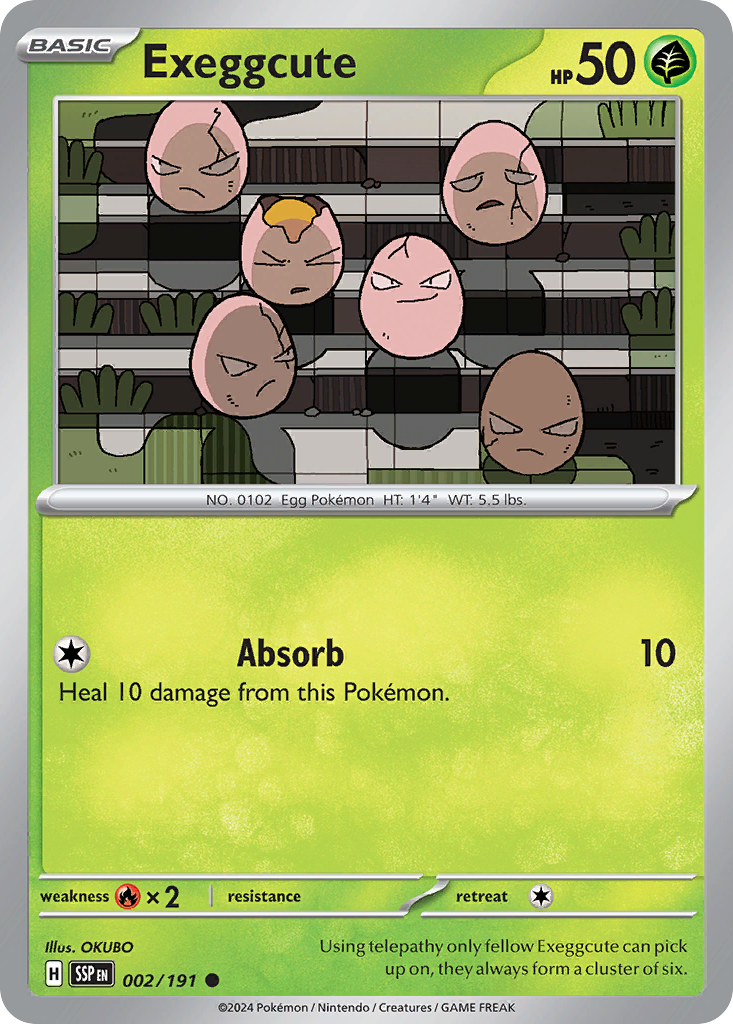 Exeggcute · Surging Sparks (SV8) #2