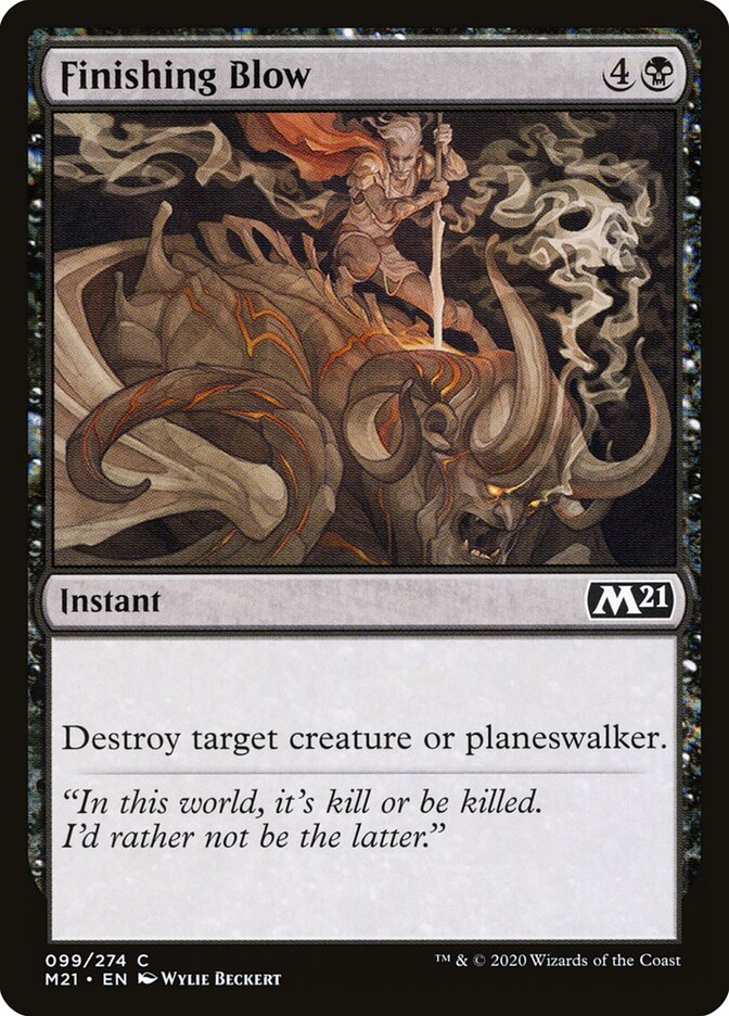 Finishing Blow · Core Set 2021 (M21) #99