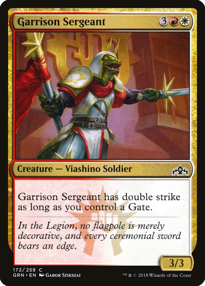 Garrison Sergeant · Guilds of Ravnica (GRN) #172