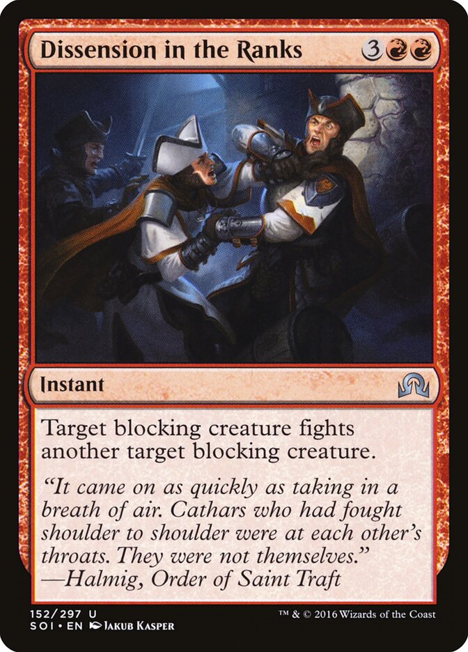 Dissension in the Ranks · Shadows over Innistrad (SOI) #152
