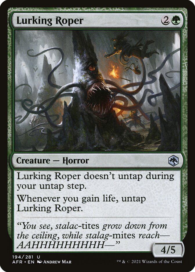 Lurking Roper · Adventures in the Forgotten Realms (AFR) #194