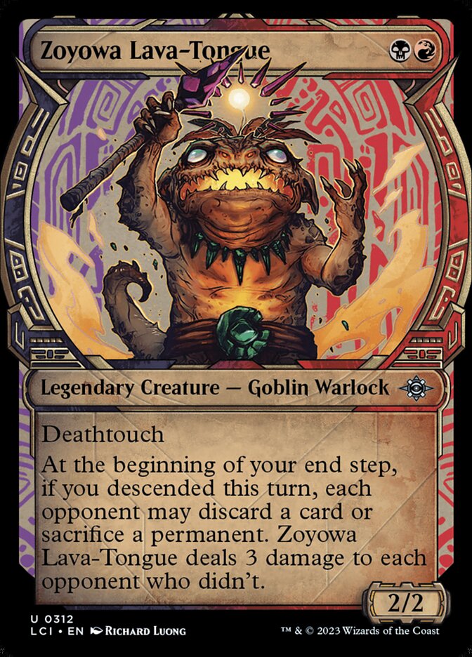 Zoyowa Lava-Tongue · The Lost Caverns of Ixalan (LCI) #312 · showcase