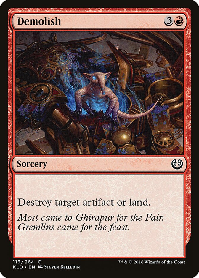 Demolish · Kaladesh (KLD) #113