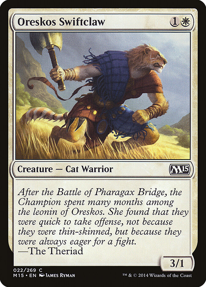 Oreskos Swiftclaw · Magic 2015 (M15) #22