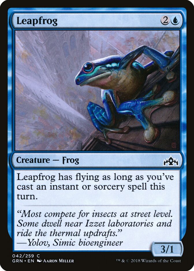 Leapfrog · Guilds of Ravnica (GRN) #42