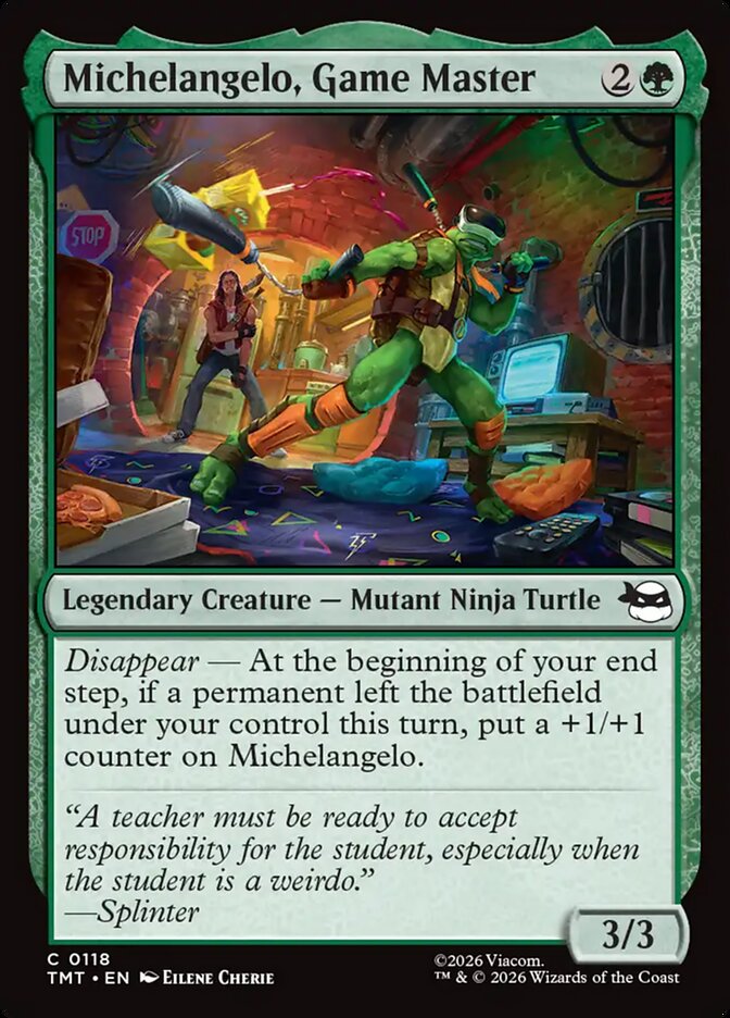 Michelangelo, Game Master · Teenage Mutant Ninja Turtles (TMT) #118