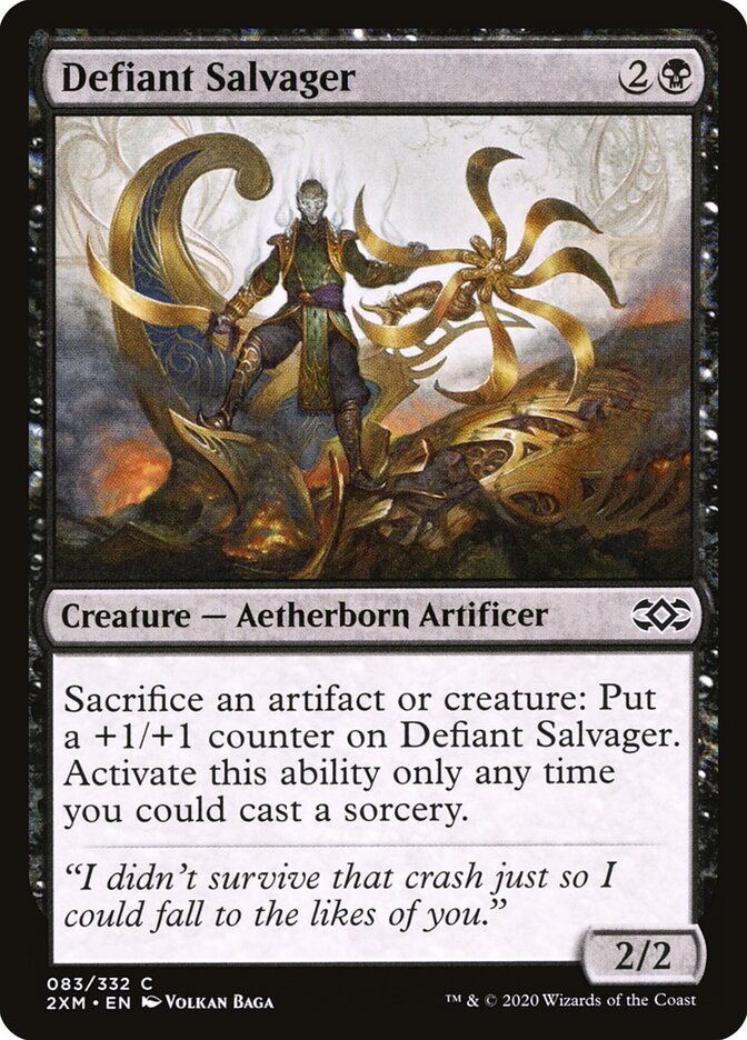 Defiant Salvager · Double Masters (2XM) #83