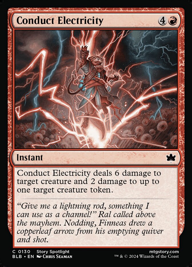 Conduct Electricity · Bloomburrow (BLB) #130