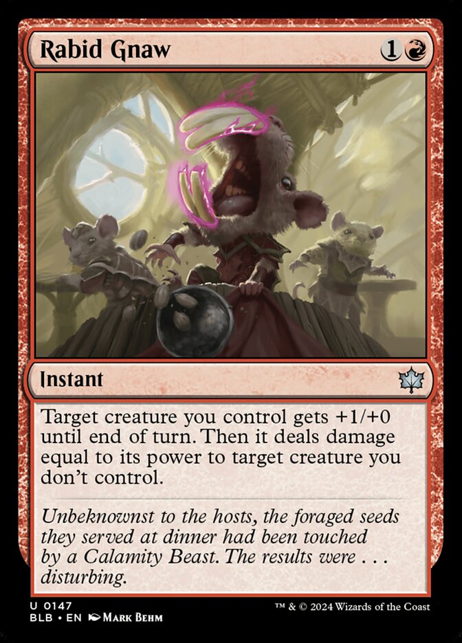 Rabid Gnaw · Bloomburrow (BLB) #147