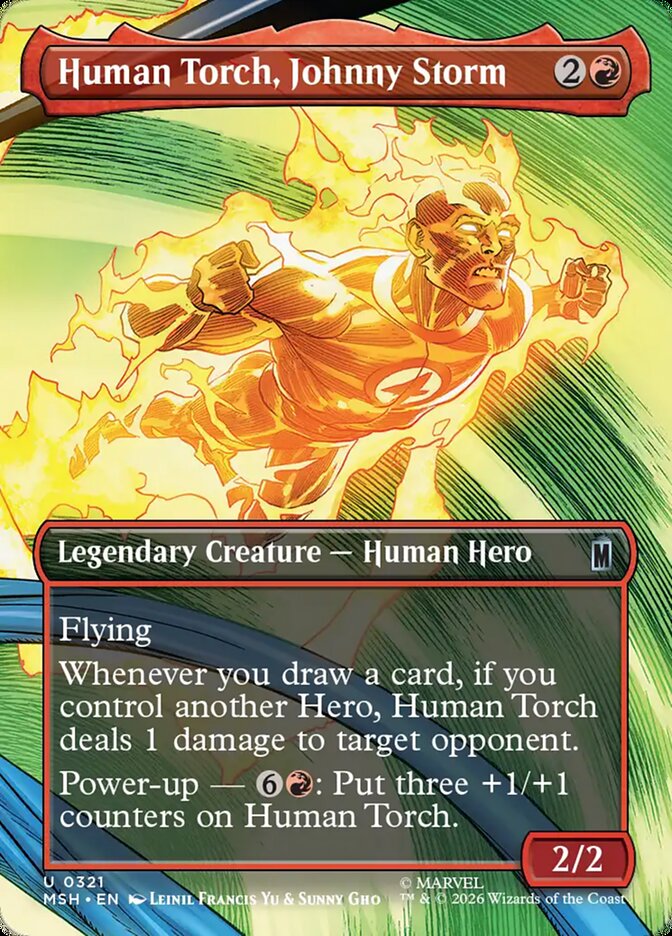 Human Torch, Johnny Storm · Marvel Super Heroes (MSH) #321