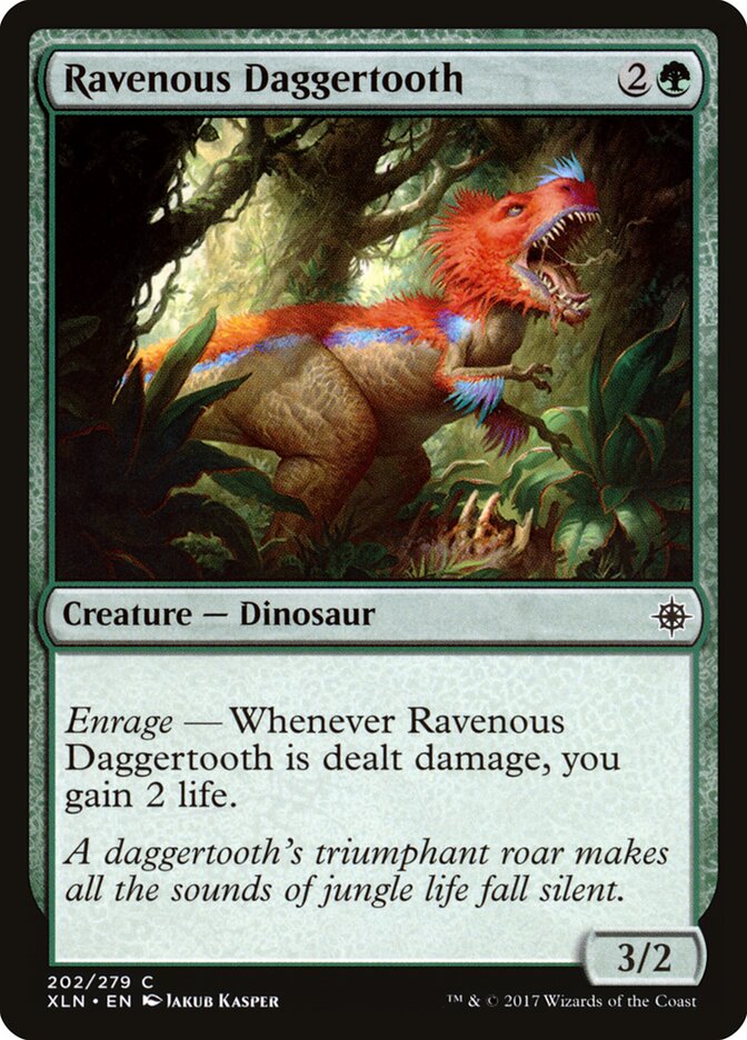 Ravenous Daggertooth · Ixalan (XLN) #202