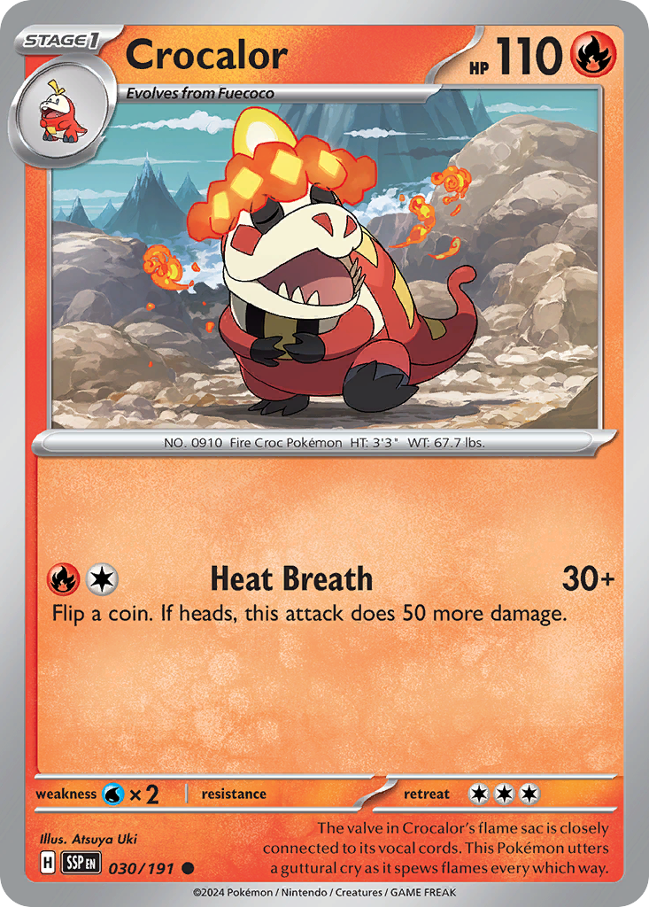 Crocalor · Surging Sparks (SV8) #30