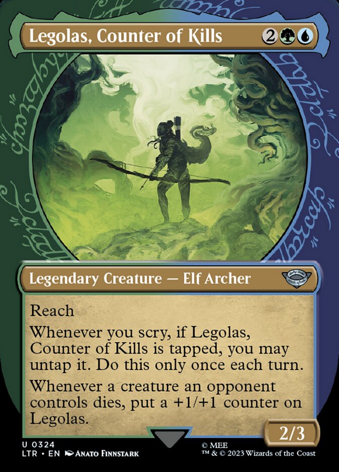 Legolas, Counter of Kills · The Lord of the Rings: Tales of Middle-earth (LTR) #324 · borderless