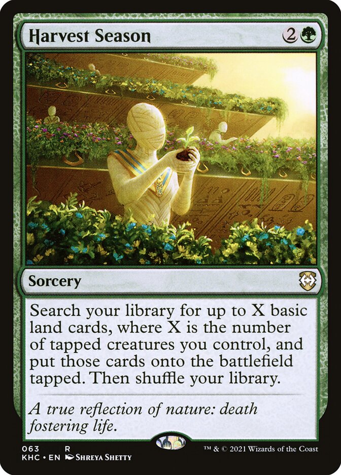 Harvest Season · Kaldheim Commander (KHC) #63