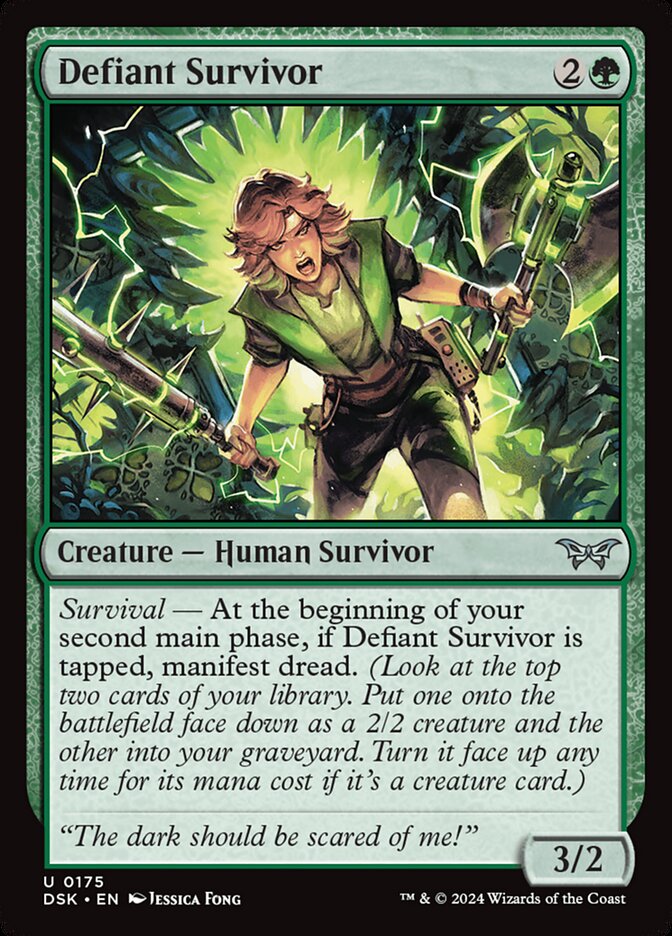 Defiant Survivor · Duskmourn: House of Horror (DSK) #175
